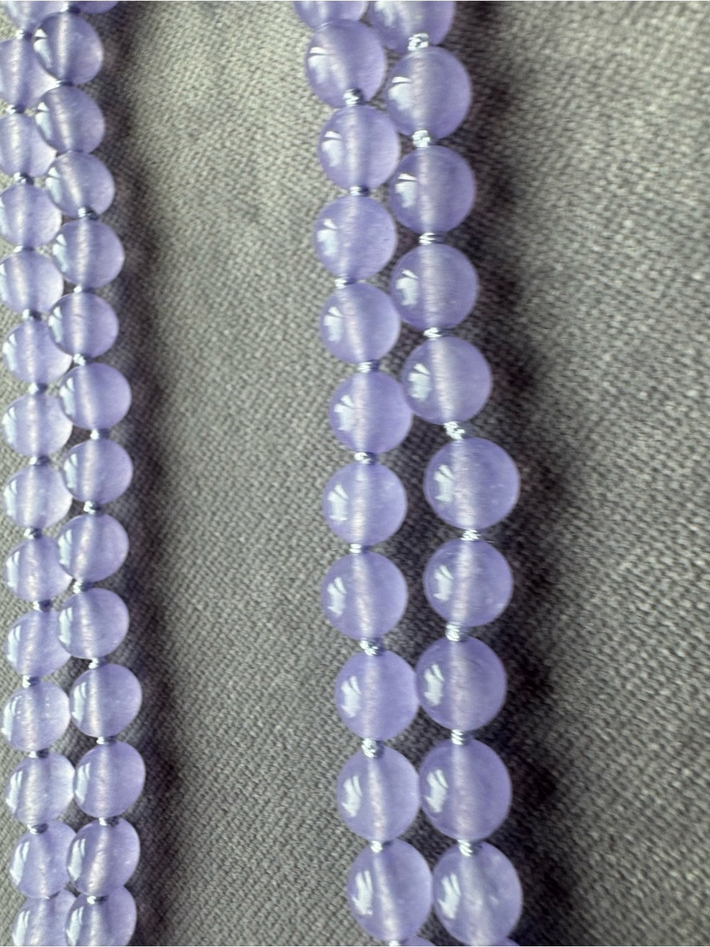 NWOT Tuckernuck Lavender Jade Necklace - Picture 6 of 9